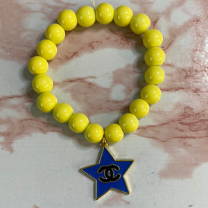 1110 Stretch Bracelet with Charm