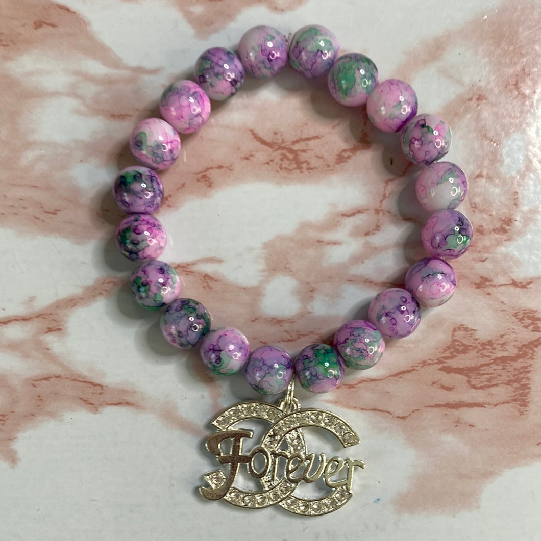 1090 Stretch Bracelet with Charm