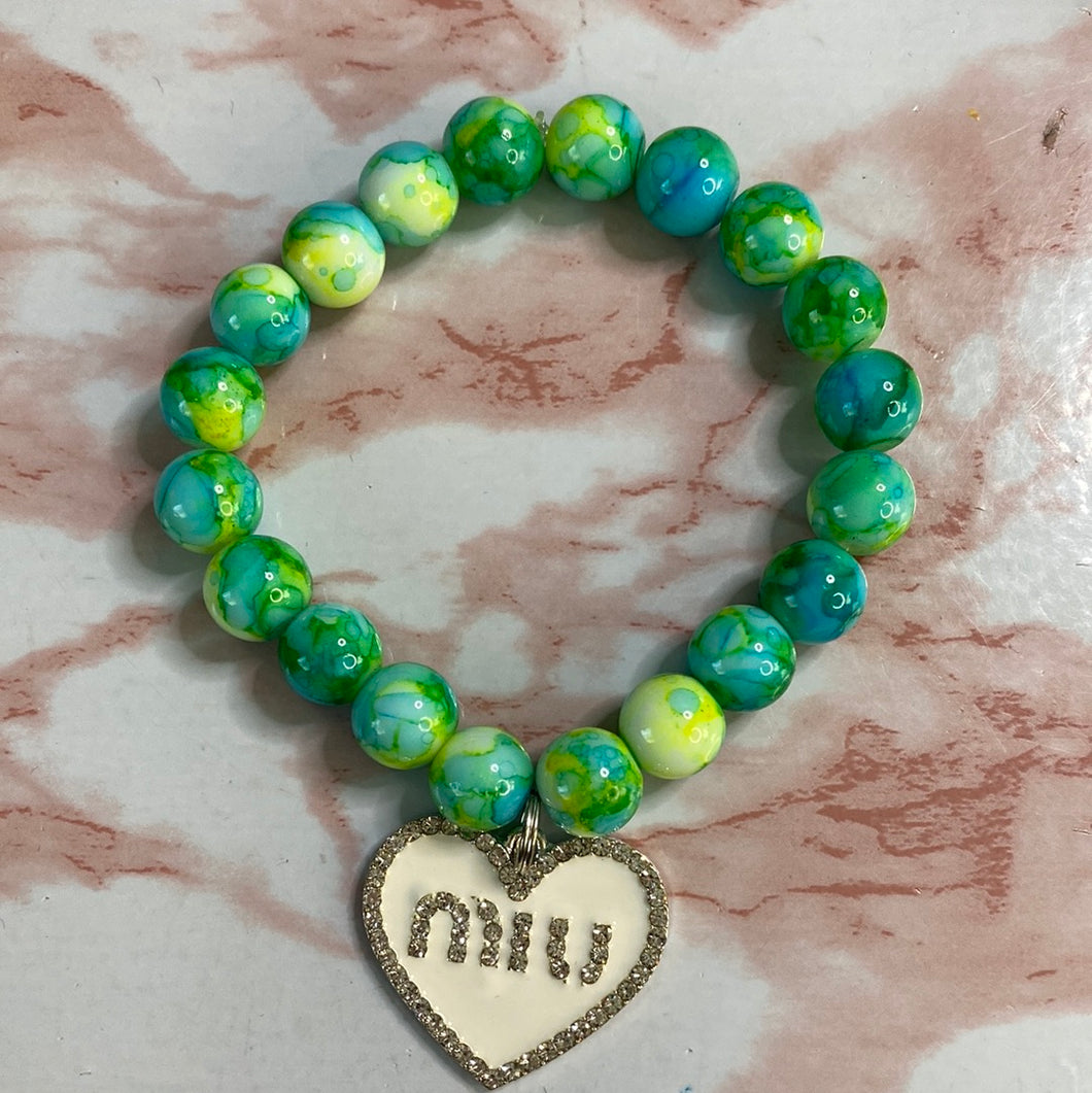 1080 Stretch Bracelet with Charm