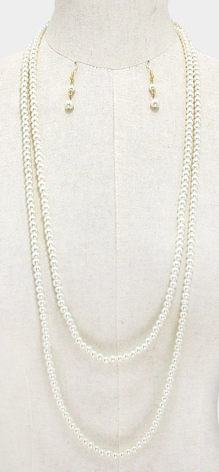 Pearl Long Necklace