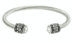 Pave Crystal Bangle