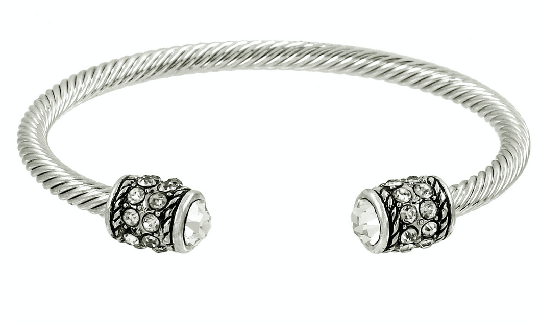 Pave Crystal Bangle