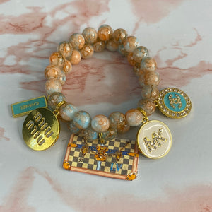 Sandy Collection Affair Stretch Bracelet with Charm