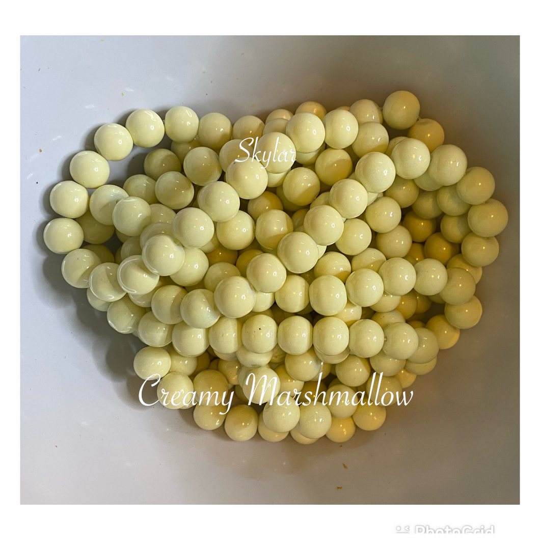 Creamy Marshmallow Wholesale Beads